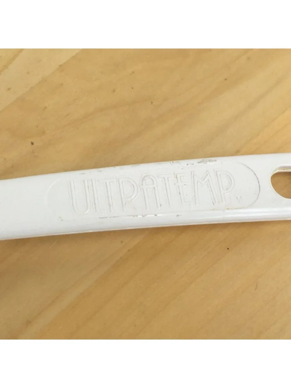 Vintage Ultratemp White Soup Ladle